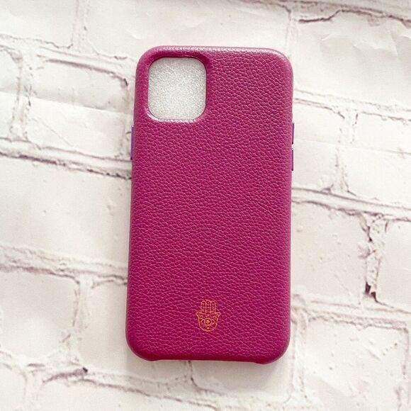 Anthropologie Purple Pink Hamsa Iphone 11 Pro Case - Picture 1 of 9